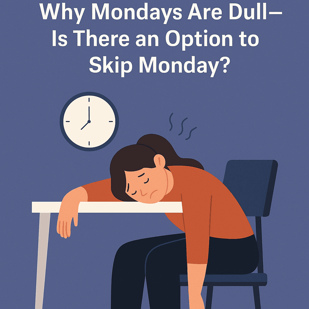 Cover Image for Why Mondays are dull… is there an option to skip Monday?